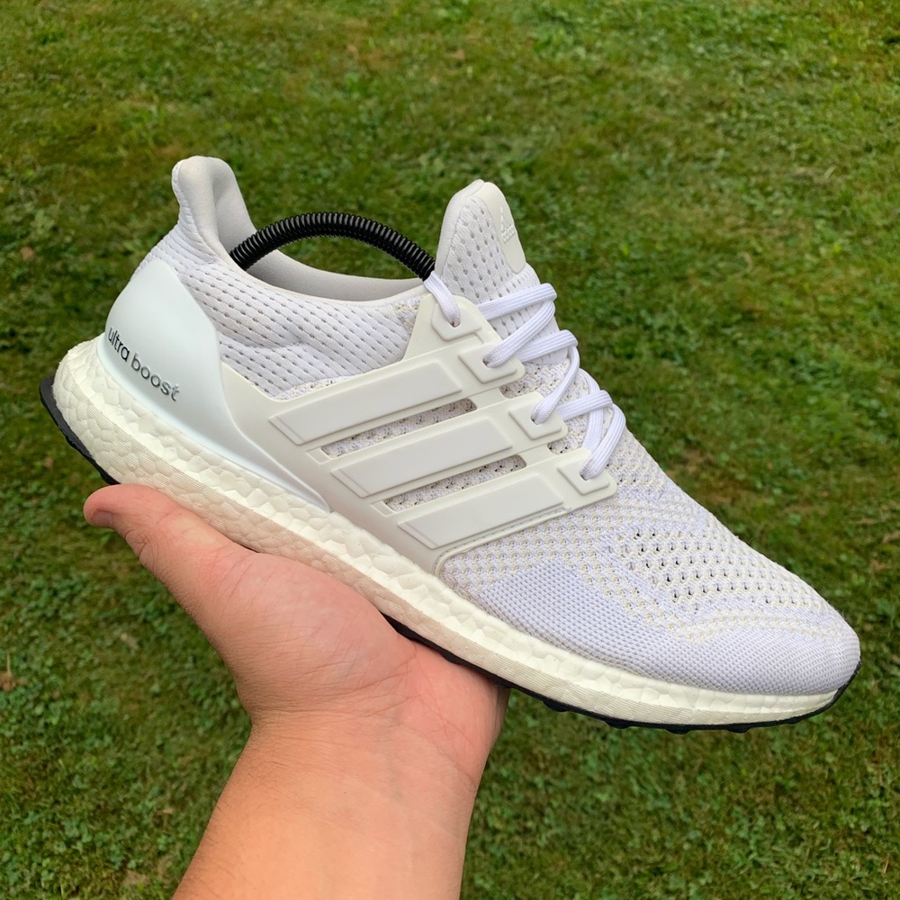 mens adidas ultraboost 1.0 “core white”